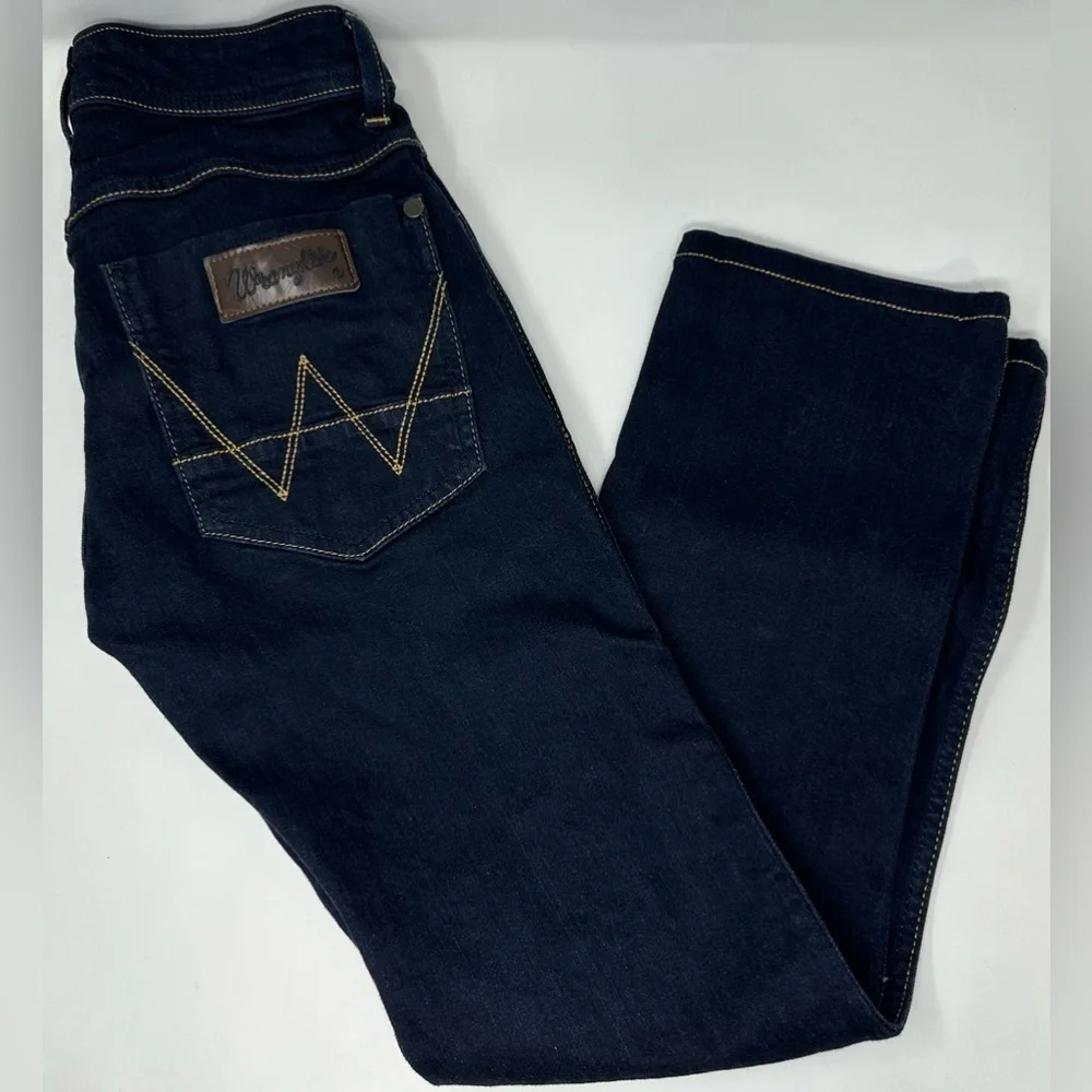 Wrangler Skanders Straight Leg Dark Denim‎ Jeans Men's 28 X 26